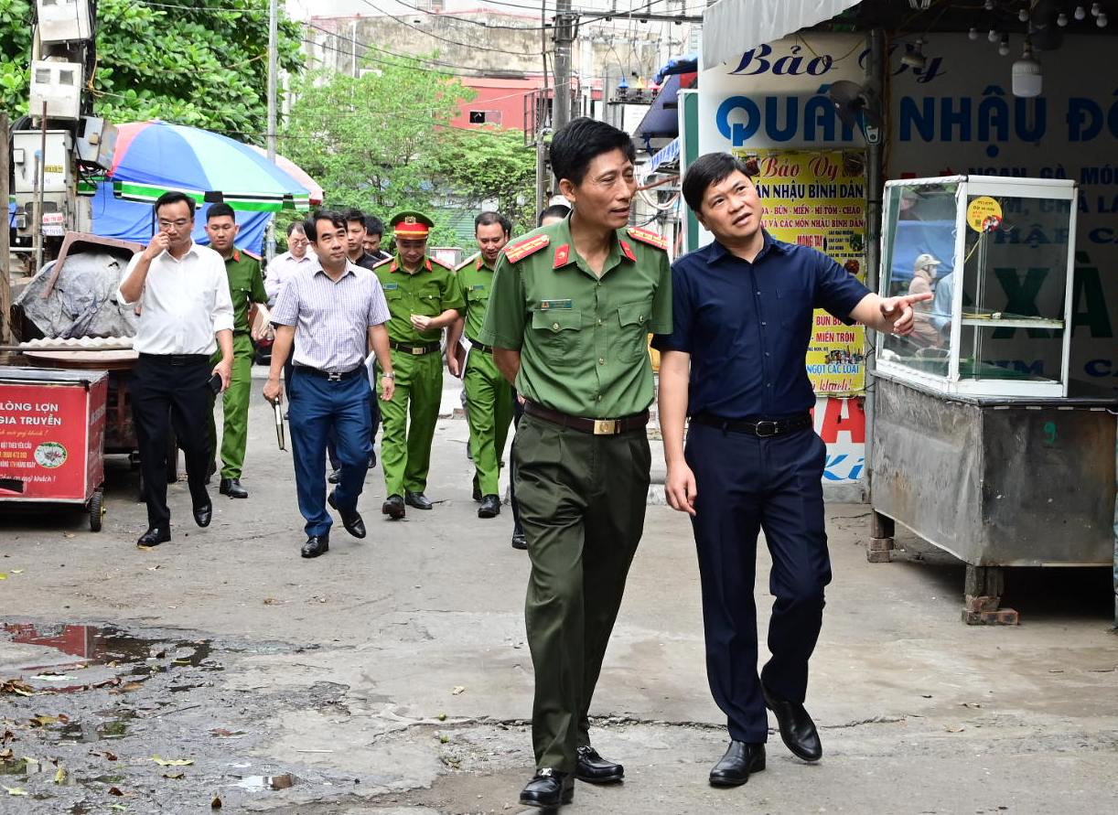 Đoàn Kiểm tra liên ngành thành phố kiểm tra công tác phòng cháy, chữa cháy và cứu nạn, cứu hộ trên địa bàn quận Ngô Quyền